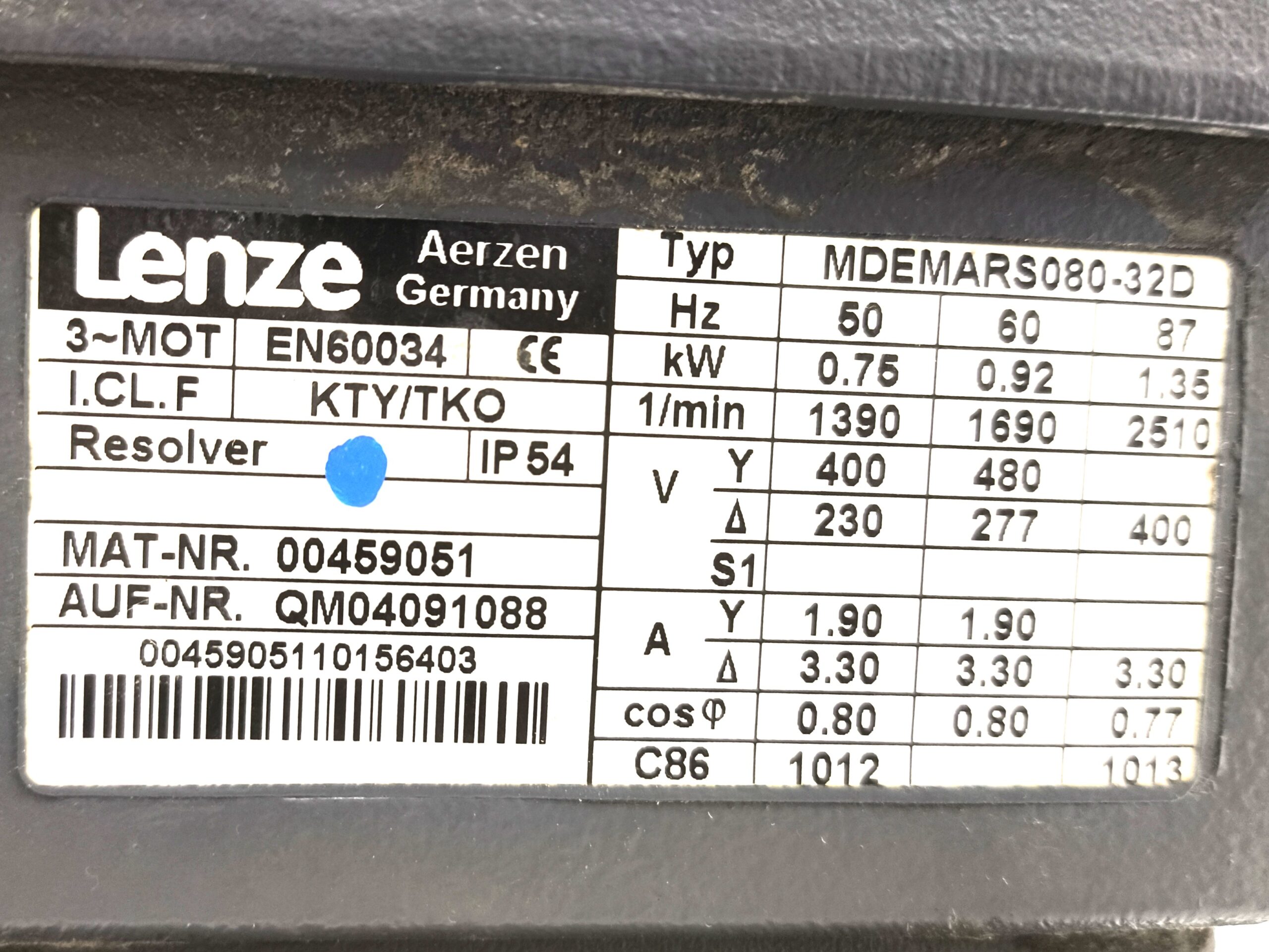 Motor MDEMARS080-32D