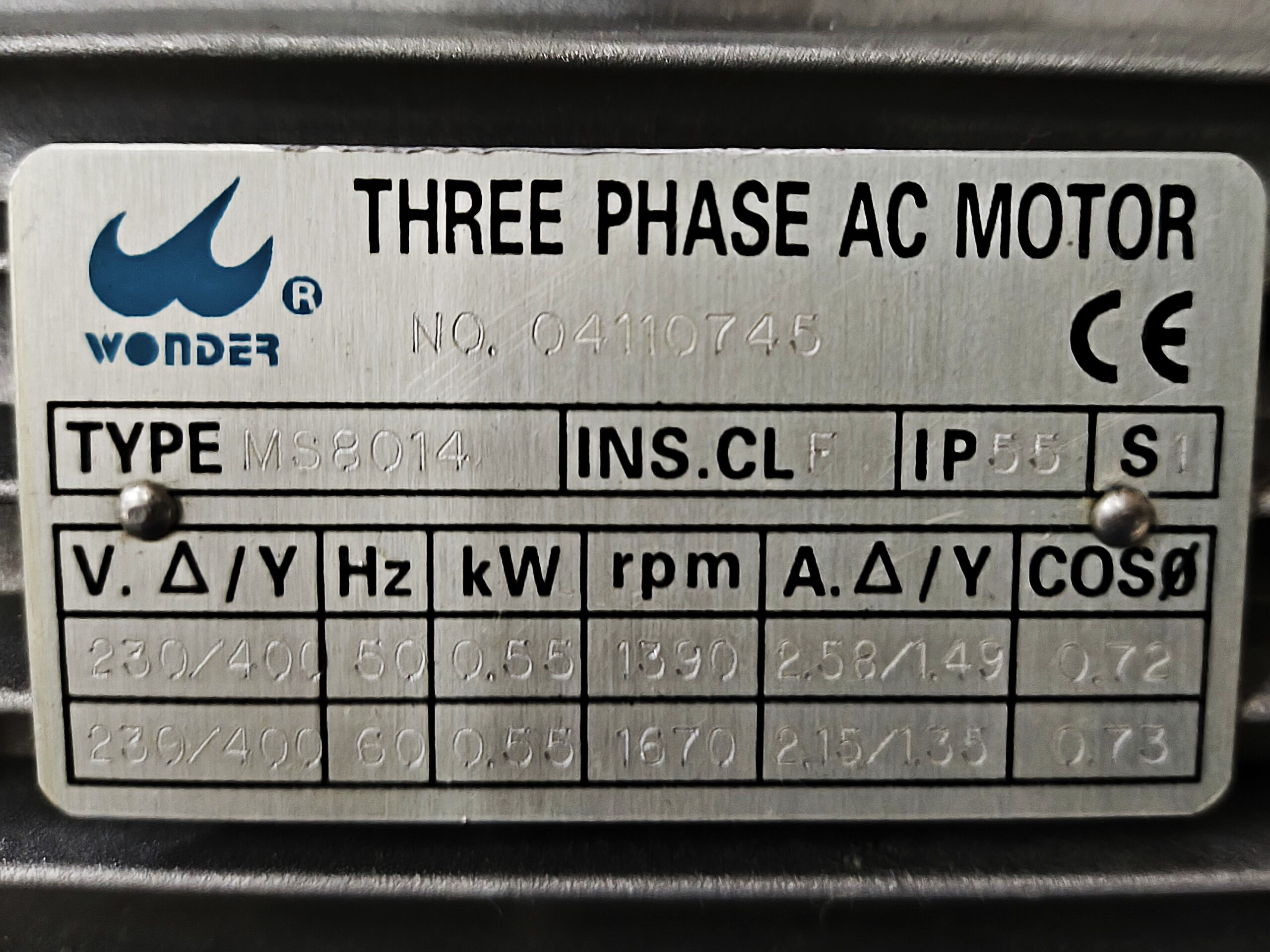Three Phase AC Motor