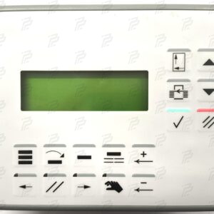 Control panel with display