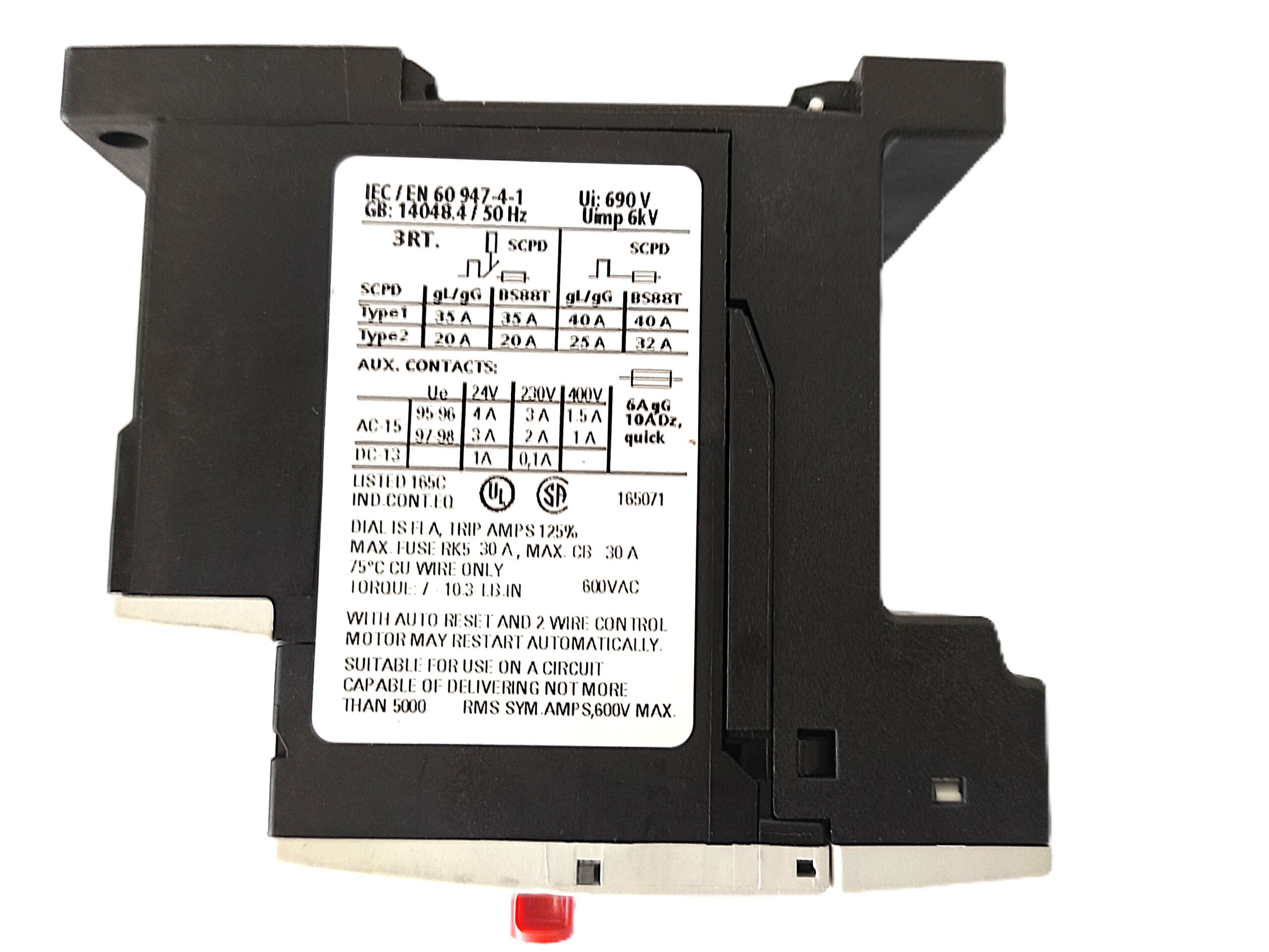 Overload relay