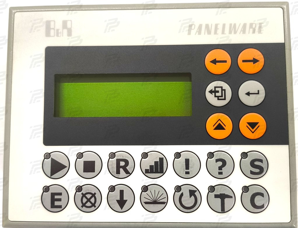 Control panel with display