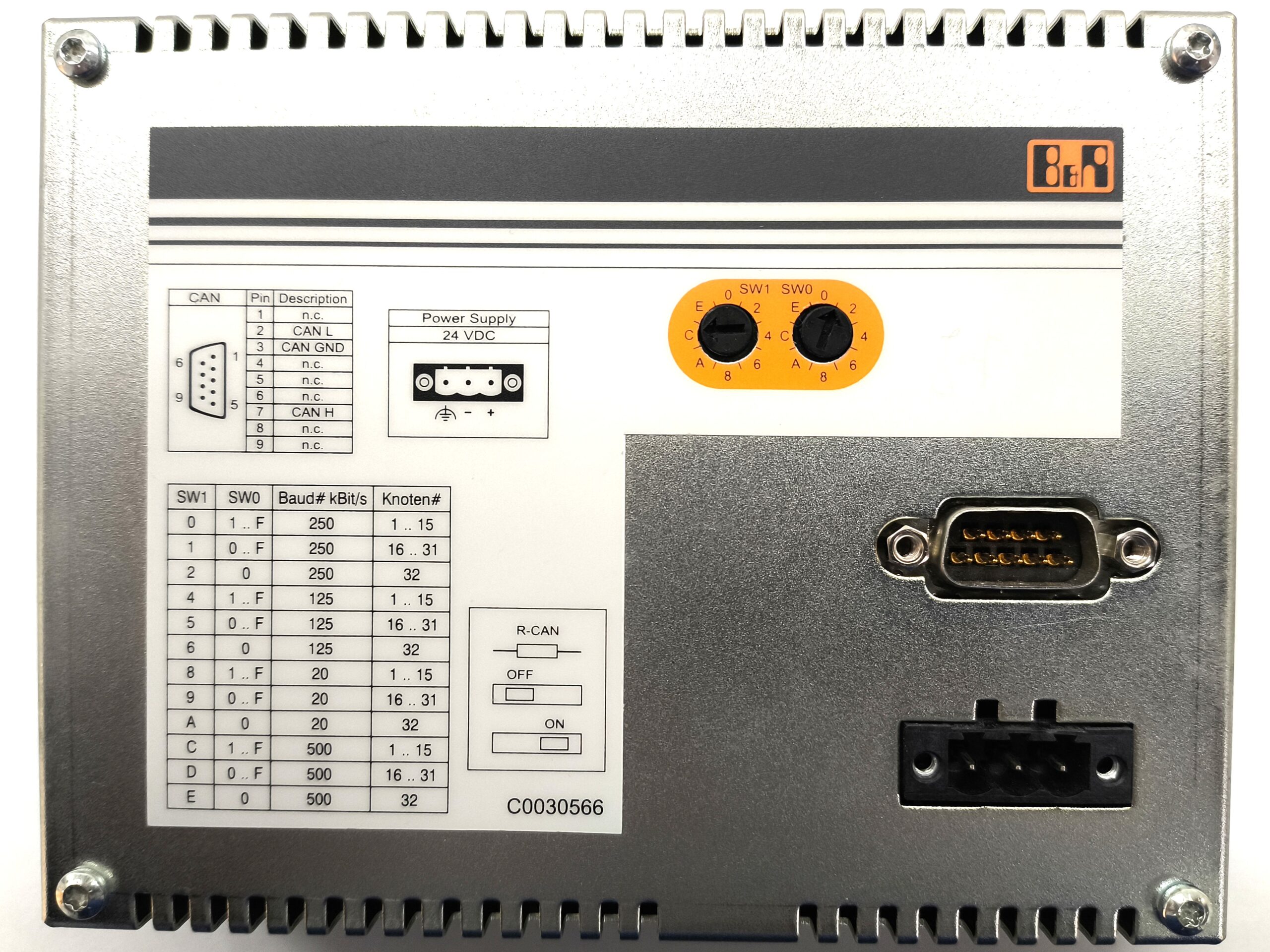 Bedienpanel mit Display